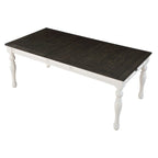 Steve Silver Jillian Farmhouse Distressed Two-tone Dining Set