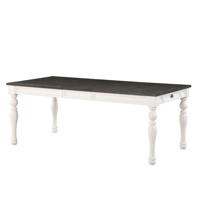 Steve Silver Jillian Farmhouse Distressed Two-tone Dining Set