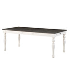Steve Silver Jillian Farmhouse Distressed Two-tone Dining Set