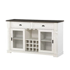 Steve Silver Jillian Farmhouse Distressed Two-tone Dining Set