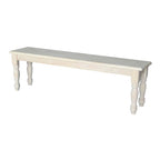 International Concepts Farmhouse Dining Bench