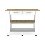 FM Furniture Wenden 2 Piece Kitchen Set, Brooklyn 46 Kitchen Island and Colorado Pantry Cabinet