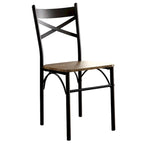 Zath Industrial Metal 5-Piece Dining Set by Furniture of America