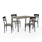 Zath Industrial Metal 5-Piece Dining Set by Furniture of America