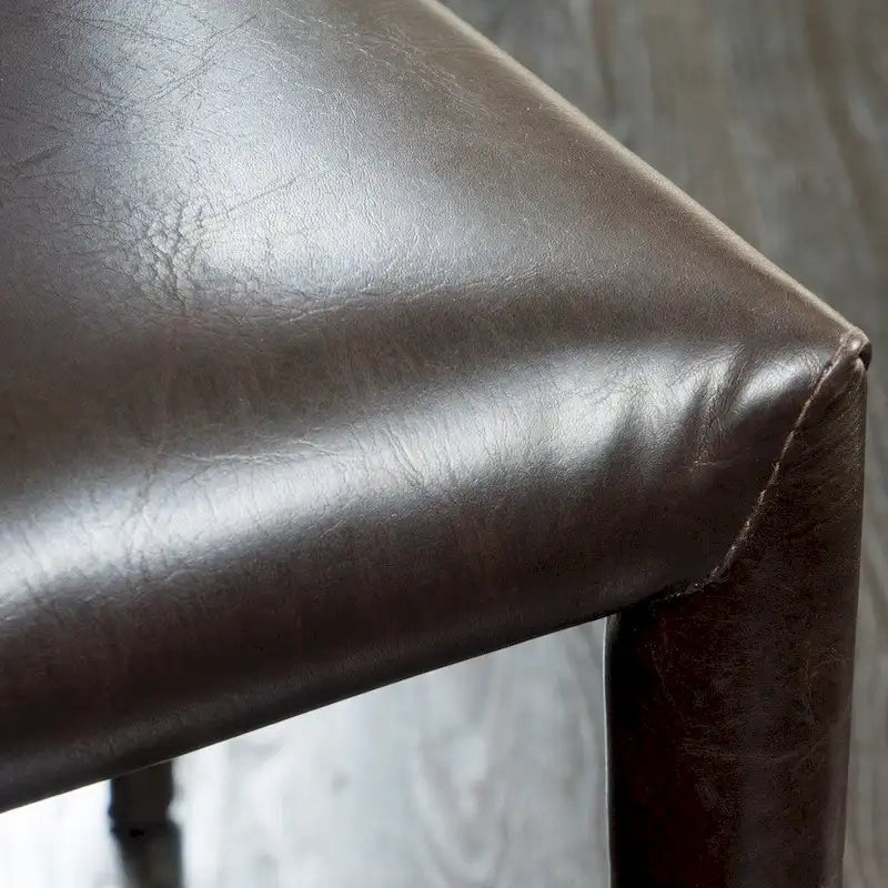 Comstock Bonded Leather Stackable Dining Chairs (Set of 4) by Christopher Knight Home