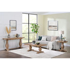 Napa 50 Solid Wood Pedestal Coffee Table