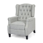 Poltrona reclinabile Wellscross Contemporary in tessuto trapuntato con schienale a spinta di Christopher Knight Home