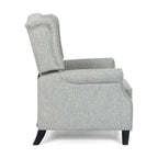 Poltrona reclinabile Wellscross Contemporary in tessuto trapuntato con schienale a spinta di Christopher Knight Home