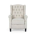 Poltrona reclinabile Wellscross Contemporary in tessuto trapuntato con schienale a spinta di Christopher Knight Home