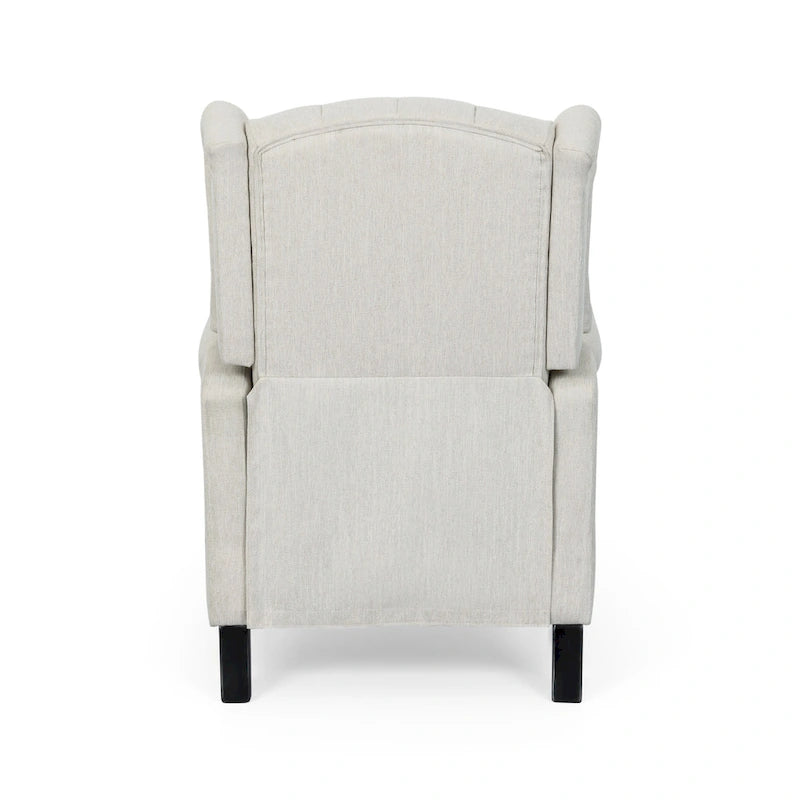 Poltrona reclinabile Wellscross Contemporary in tessuto trapuntato con schienale a spinta di Christopher Knight Home