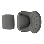 Poltrona Tafton Tufted con pouf di Christopher Knight Home