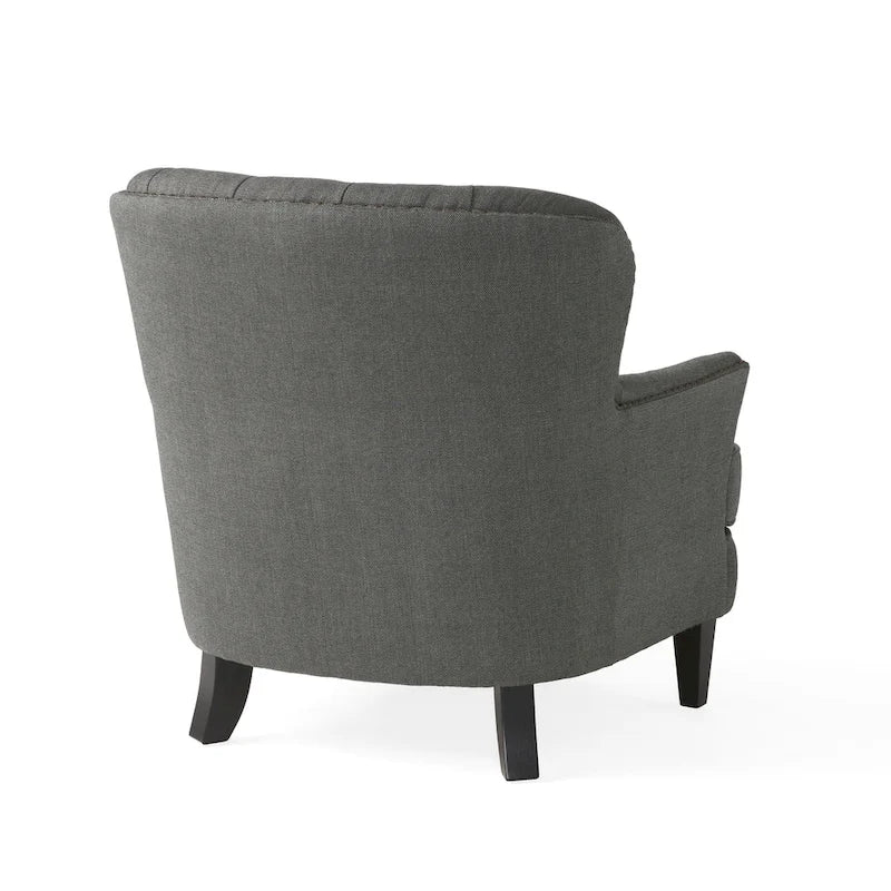 Poltrona Tafton Tufted con pouf di Christopher Knight Home