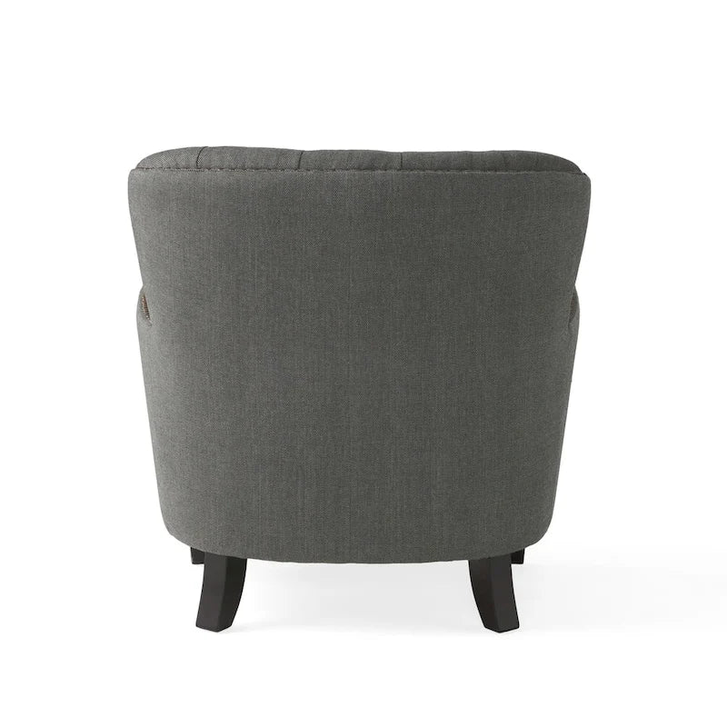 Poltrona Tafton Tufted con pouf di Christopher Knight Home