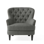 Poltrona Tafton Tufted con pouf di Christopher Knight Home