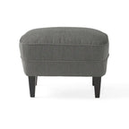 Poltrona Tafton Tufted con pouf di Christopher Knight Home