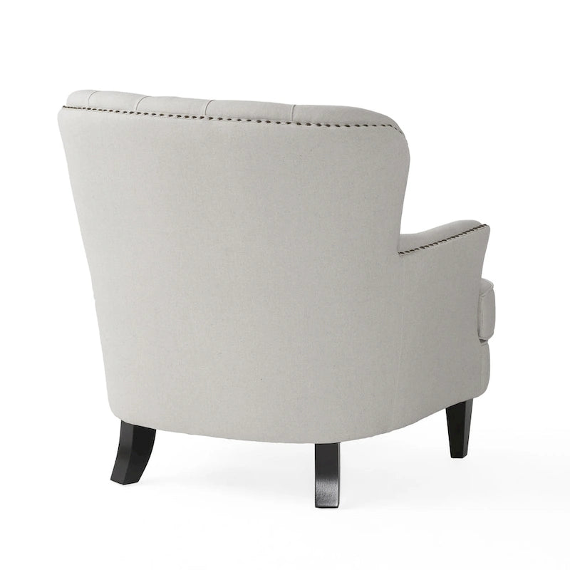 Poltrona Tafton Tufted con pouf di Christopher Knight Home