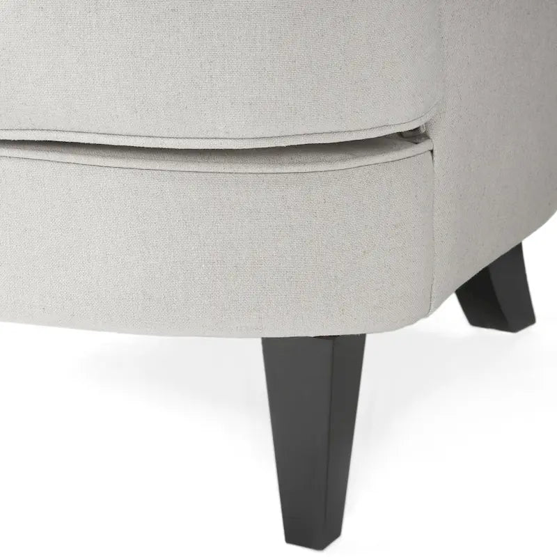 Poltrona Tafton Tufted con pouf di Christopher Knight Home