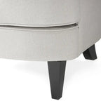Poltrona Tafton Tufted con pouf di Christopher Knight Home