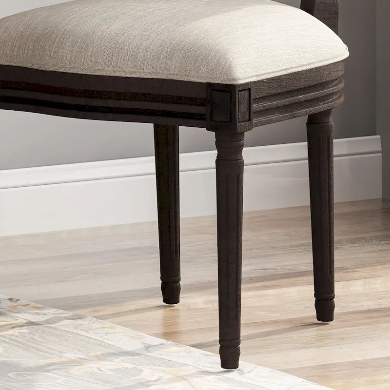 Sedie da pranzo in legno Govan con cuscini (set da 2) di Christopher Knight Home