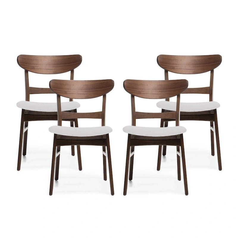 Sedie da pranzo Idalia Mid-century Modern (set da 4) di Christopher Knight Home