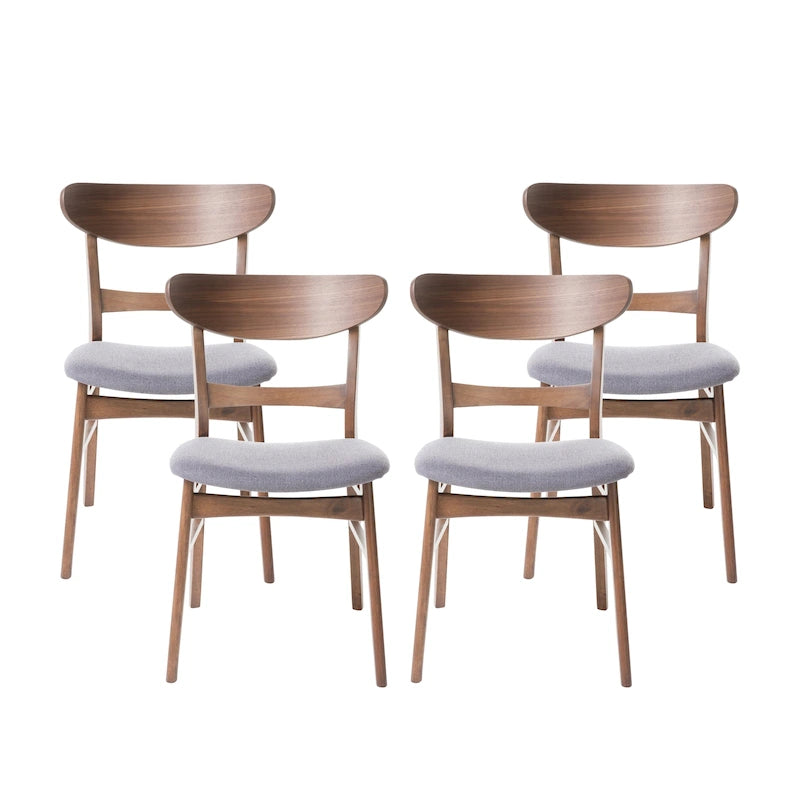 Sedie da pranzo Idalia Mid-century Modern (set da 4) di Christopher Knight Home