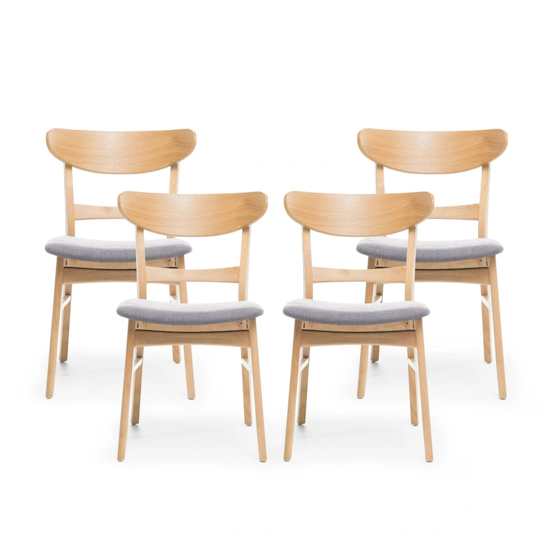 Sedie da pranzo Idalia Mid-century Modern (set da 4) di Christopher Knight Home