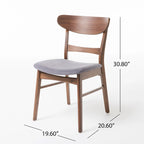 Idalia Mid-century Modern Dining Chairs (Set of 4) by Christopher Knight Home