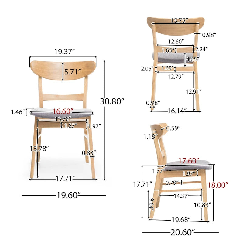 Idalia Mid-century Modern Dining Chairs (Set of 4) by Christopher Knight Home
