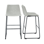 Middlebrook Prusiner 30-inch Faux Leather Bar Stool (Set of 2)