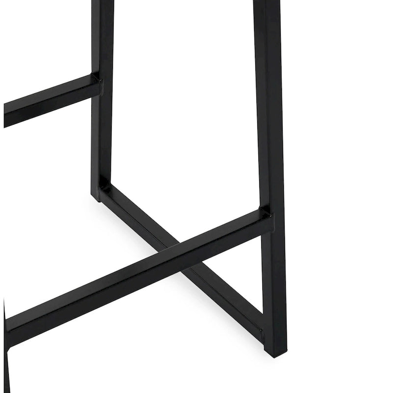 Amber 26 Counter Stool Smokey Grey (Set of 2) - Seat Height 26