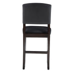 Linon Falesti Faux Leather 24.17-inch Espresso Counter Stool