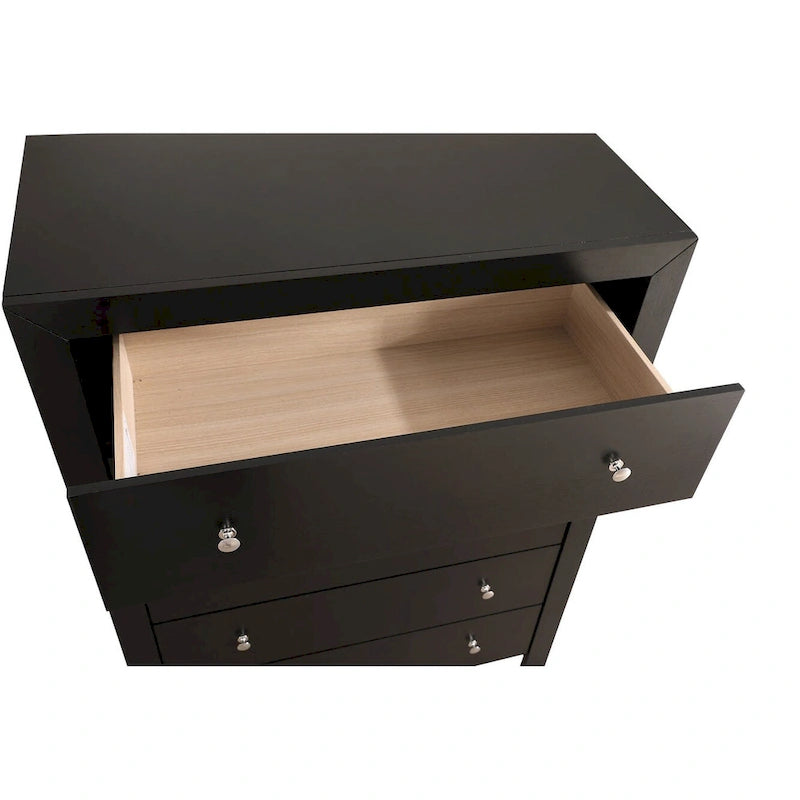 Burlington 5 Drawer Chest of Drawers (34 in L. X 17 in W. X 48 in H)