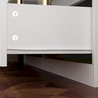 Transformative White Entertainment Center Home Desk Dresser Chest