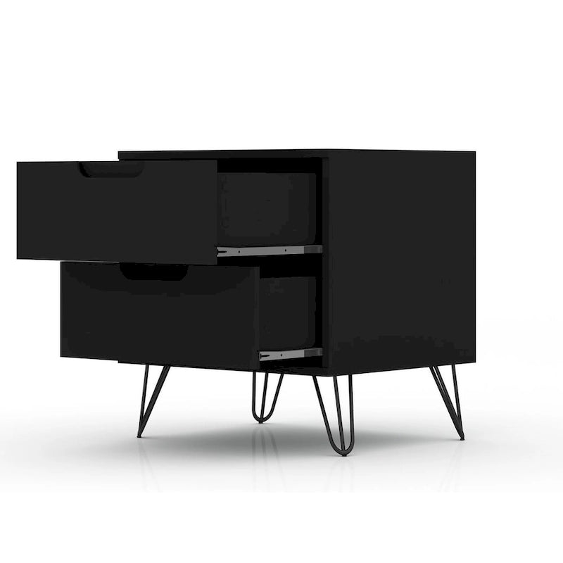 Set comò e comodini Bandene Mid-Century Modern