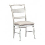 Whitney Antique Linen Slat Back Side Chair (Set of 2)
