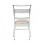 Whitney Antique Linen Slat Back Side Chair (Set of 2)