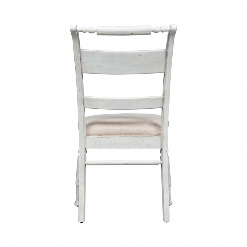 Whitney Antique Linen Slat Back Side Chair (Set of 2)
