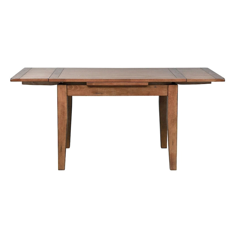Tavolo con gambe a scomparsa Treasures in rovere rustico marrone medio