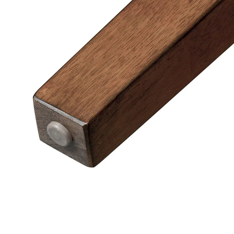 Tavolo con gambe a scomparsa Treasures in rovere rustico marrone medio