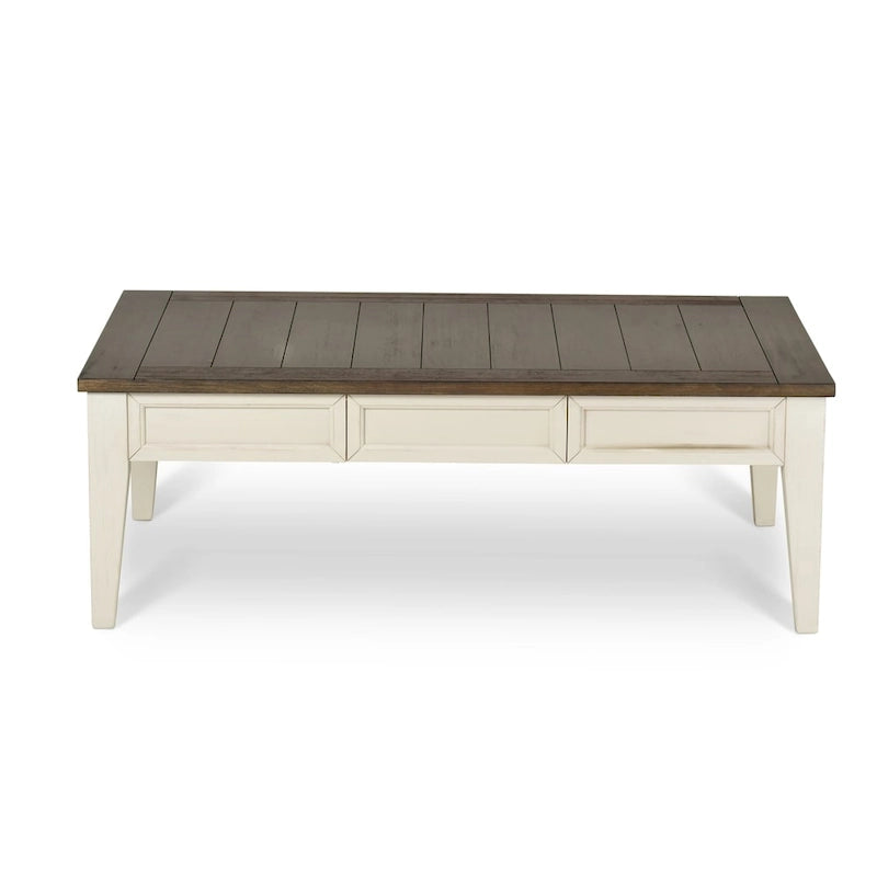 Steve Silver Cottonville Two Tone Coffee Table with Storage