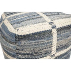 Pouf Marinez in lana e cotone Home&Manor