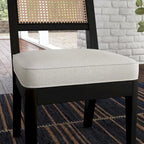 Brentwood Black Wood Rectangle Dining Set by Homestyles - 66 x 30 x 36