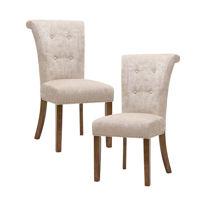 Sedia da pranzo color crema Madison Park Weldon (Set di 2)