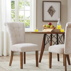 Sedia da pranzo color crema Madison Park Weldon (Set di 2)