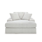 Roundhill Furniture Azulu Oversized Chaise, with Cup holders and USB Charging