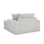 Roundhill Furniture Azulu Oversized Chaise, with Cup holders and USB Charging