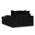 Roundhill Furniture Azulu Oversized Chaise, with Cup holders and USB Charging