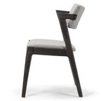 Set of 2 Auden Retro Modern Black Wood Wing Chair