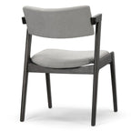 Set of 2 Auden Retro Modern Black Wood Wing Chair
