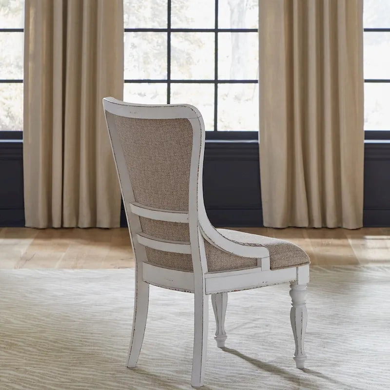 Magnolia Manor Upholstered Wing Back Side Chair (Set of 2)